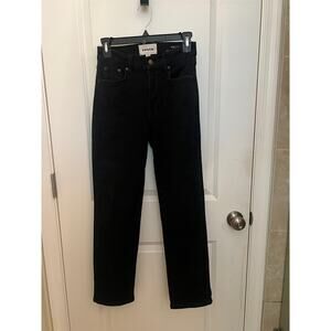 Boden Black Women’s Mid Rise Cigarette Jeans Ankle Stretch 27/32 Academia Career